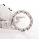 Jucarii, Copii si Bebe - Jucarii si jocuri - Jucarii bebelusi - Jucarii zornaitoare - Jucarie zornaitoare plusata pentru carucior 4Baby PRAM TOY Iepurasi Gri R11 - Infinity.ro