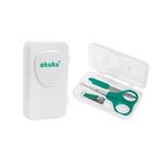 Jucarii, Copii si Bebe/Igiena si ingrijire/Accesorii ingrijire copii - Kit de manichiura pentru bebelusi Akuku A0040 Menta - Infinity.ro