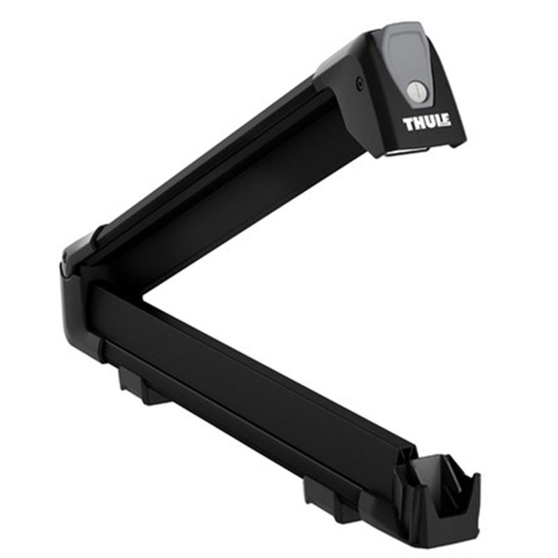 Sport si Outdoor - Echipament Sportiv - Accesorii echipament sportiv - Depozitare si transport articole sportive - Suport 6 perechi schiuri Thule SnowPack Black 7326 cu prindere pe bare transversale aluminiu cu profil T - Infinity.ro