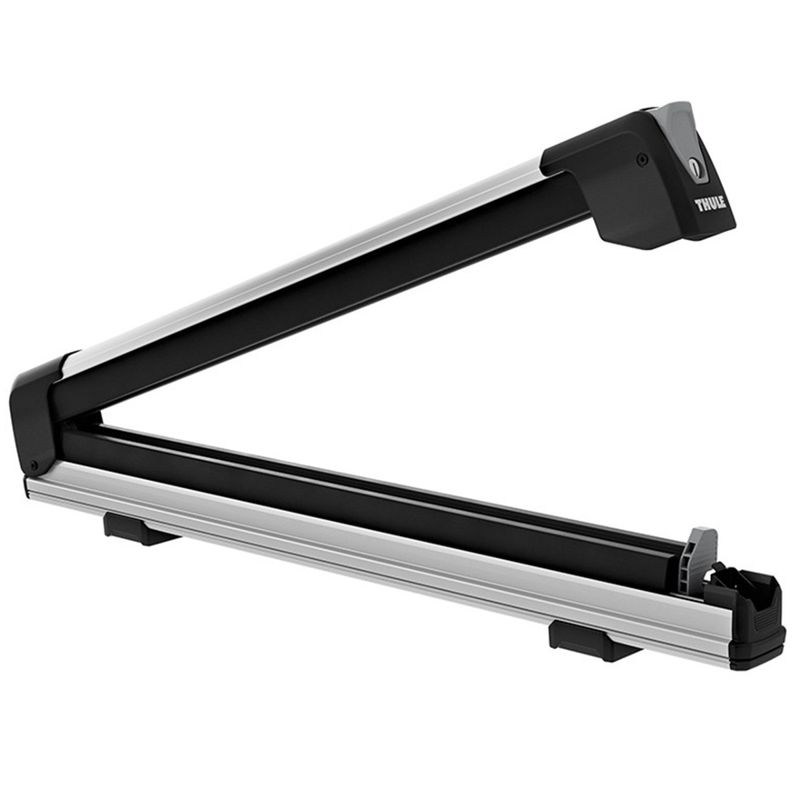 Sport si Outdoor - Echipament Sportiv - Accesorii echipament sportiv - Depozitare si transport articole sportive - Suport 6 perechi schiuri Thule SnowPack 7326 cu prindere pe bare transversale aluminiu cu profil T - Infinity.ro