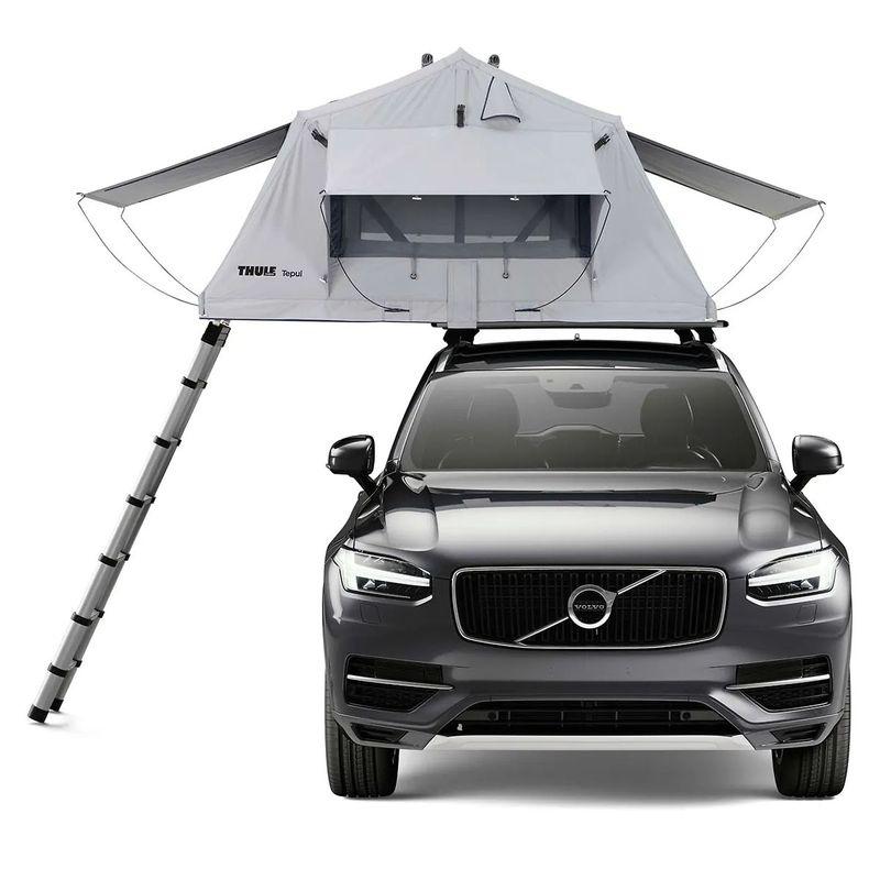 Sport si Outdoor - Camping - Corturi camping - Cort auto cu prindere pe plafon, Thule, Kukenam, 3 persoane, Haze Gray - Infinity.ro