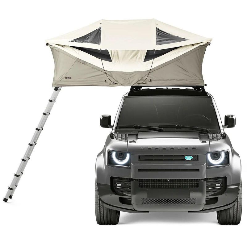 Sport si Outdoor - Camping - Corturi camping - Cort auto cu prindere pe plafon, Thule, Approach M, pentru 2-3 persoane, Pelican Gray - Infinity.ro
