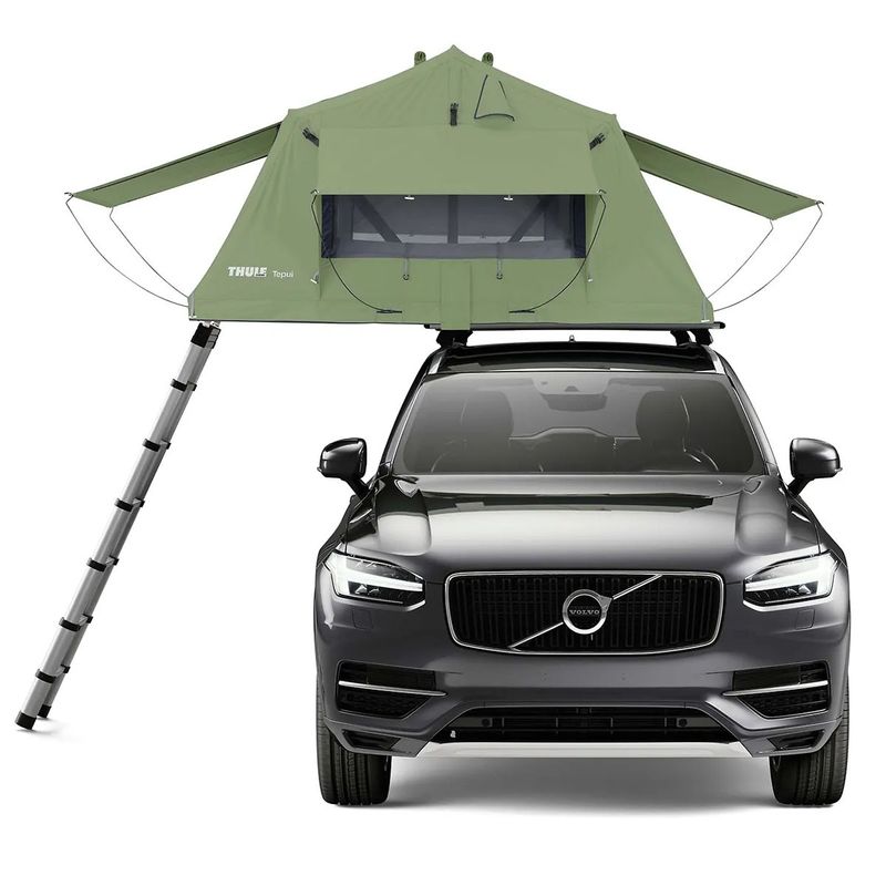 Sport si Outdoor - Camping - Corturi camping - Cort auto cu prindere pe plafon, Thule, Kukenam, 3 persoane, Olive Green - Infinity.ro