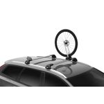 Sport si Outdoor - Ciclism - Accesorii pentru biciclete - Suporturi accesorii biciclete - Suport pentru prinderea rotii pe barele transversale Thule Front Wheel Holder 547001 - Infinity.ro