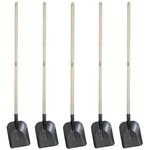 Casa si Gradina - Gradinarit si plante - Unelte gradinarit - Lopeti si unelte de sapat - Set 5 lopeti profi, cu coada lemn, 24x28 cm - Infinity.ro