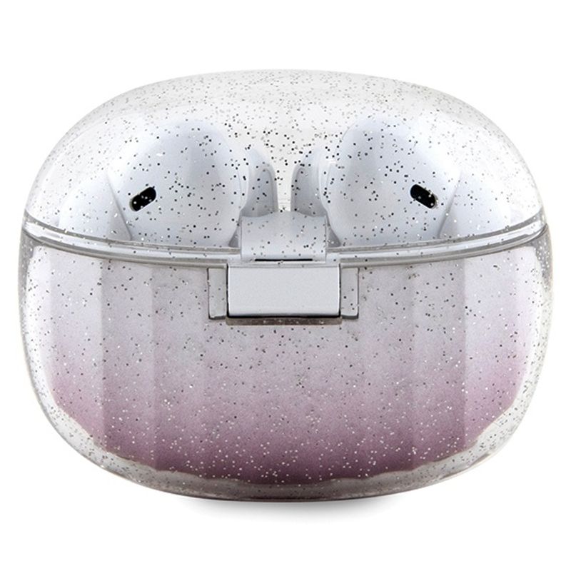 TV, Audio-Video si Foto - Portabile audio - Casti audio - Casti True Wireless, Albastrutooth 5.3, IPX4, Type-C - Guess (GUTWSHDGKEEP) - Glitter Roz Gradient - Infinity.ro
