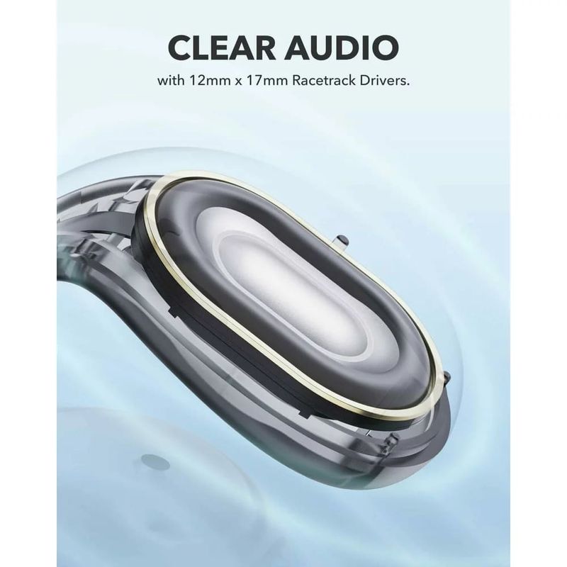 TV, Audio-Video si Foto - Portabile audio - Casti audio - Casti Fara Fir Albastrutooth 5.3, Open-Ear, IPX4, Noise Rosuuction, Microfon - Anker SoundCore C30i (A3330G11) - Negru - Infinity.ro