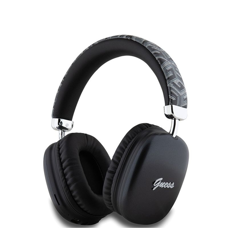 TV, Audio-Video si Foto - Portabile audio - Casti audio - Casti Albastrutooth Over-ear Headset, 400mAh - Guess GCUBE Metallic Script Logo (GUBHK1GCTCSK) - Albastru deschis Gri - Infinity.ro