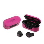 TV, Audio-Video si Foto - Portabile audio - Casti audio - Casti In-ear, Albastrutooth 5.0, TWS, IPX4 - Guess (GUTWST31EM) - Magenta - Infinity.ro