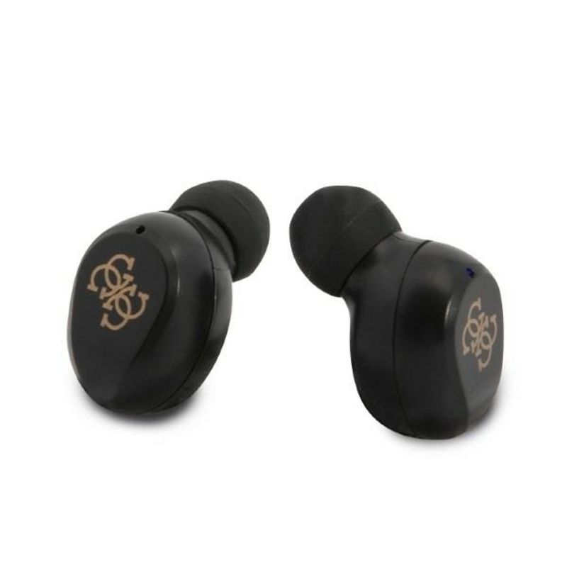 TV, Audio-Video si Foto - Portabile audio - Casti audio - Casti In-ear, Albastrutooth 5.0, TWS, IPX4 - Guess (GUTWST31ED) - Auriu - Infinity.ro