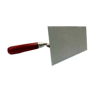 Mistrie inox, Olejnik, trapez, lata, 180 mm, maner lemn, Rosu