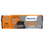 Market - Curatenie si intretinere casa - Produse menaj - Saci de gunoi - Saci menajeri Misavan 160l, 10 buc, negru - Infinity.ro