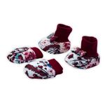 Fashion, accesorii si bijuterii - Copii - Incaltaminte copii - Botosei copii - Set botosei + manusi 100% bumbac Colectia "Kate" - Infinity.ro