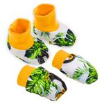 Fashion, accesorii si bijuterii - Copii - Incaltaminte copii - Botosei copii - Set botosei + manusi 100% bumbac Colectia "Tukan" - Infinity.ro