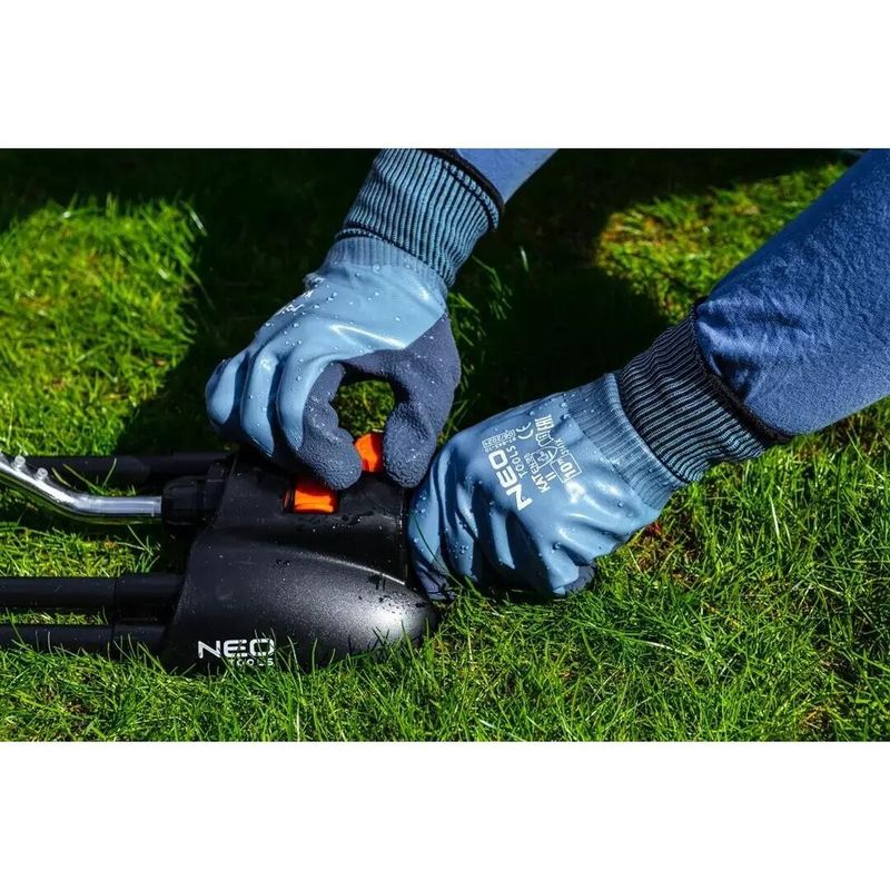 Casa si Gradina - Constructii - Echipamente de lucru - Manusi protectia muncii - Manusi latex/poliester, 2 straturi, marimea 10, NEO - Infinity.ro