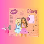 Carti si Birotica - Papetarie - Agende si calendare - Agende si carnete - Agenda cu lacat si cheita, 60 de file, Besties - Infinity.ro