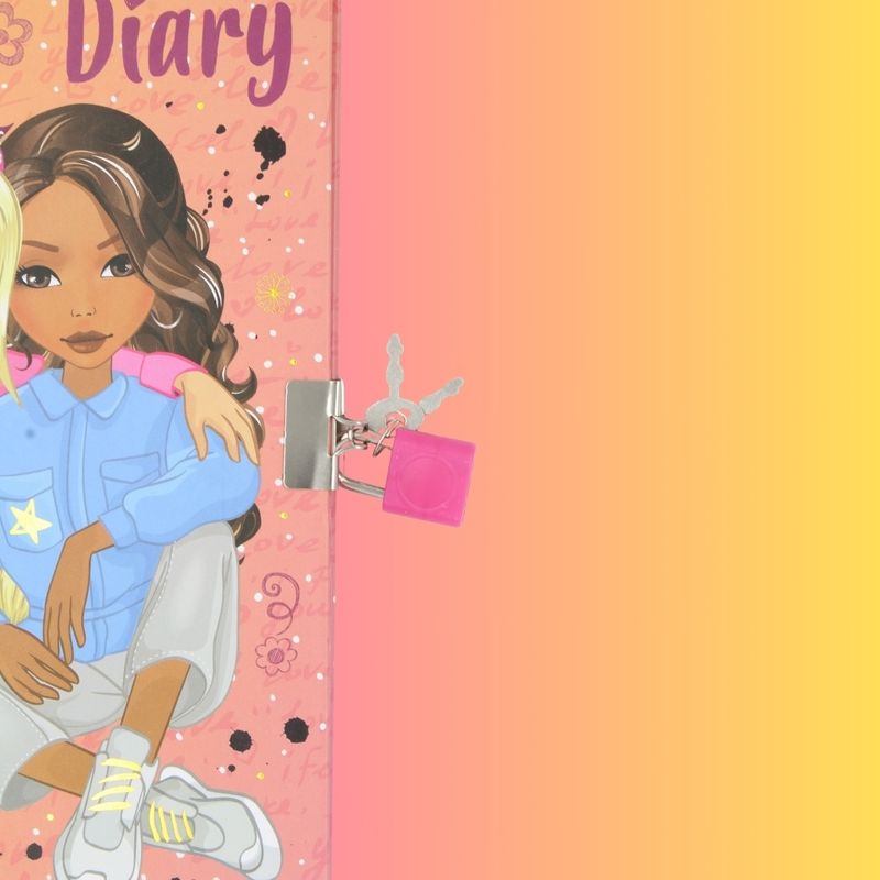 Carti si Birotica - Papetarie - Agende si calendare - Agende si carnete - Agenda cu lacat si cheita, 60 de file, Besties - Infinity.ro