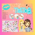 Ingrijire personala si Cosmetice - Ingrijire personala - Ingrijire corp - Tatuaje temporare - Set de tatuaje temporare, Besties, mov, +7 ani - Infinity.ro