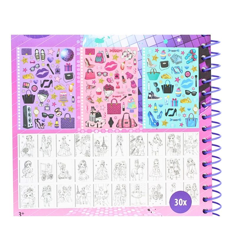 Carti si Birotica - Carti - Carti pentru copii - Carti de colorat - Carte de Colorat, Besties, cu stickere si creioane – Activitate creativa si distractiva - Infinity.ro
