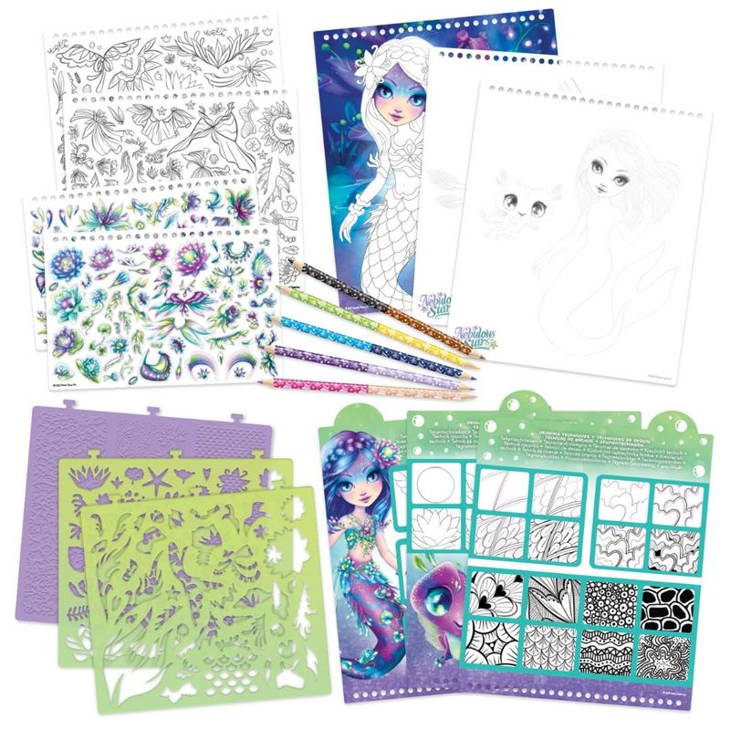 Carti si Birotica - Carti - Carti pentru copii - Activitati extracurriculare - Set Carte cu Desene Creative, personaj Nenuphia - Nebulous Stars - Infinity.ro