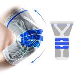 Ingrijire personala si Cosmetice - Sanatate si wellness - Aparate medicale - Suporturi ortopedice si orteze - Genuchiera Elastica MRG MJ6190, Universala, cu Silicon, Arcuri Metalice - Infinity.ro