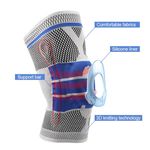 Ingrijire personala si Cosmetice - Sanatate si wellness - Aparate medicale - Suporturi ortopedice si orteze - Genuchiera Elastica MRG MJ6190, Universala, cu Silicon, Arcuri Metalice - Infinity.ro