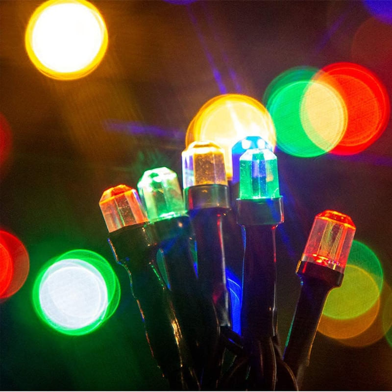 Casa si Gradina - Decoratiuni - Decoratiuni de sezon - Instalatie Craciun Liniara MRG MV8, Multicolor, 50 Metri, Pentru Exterior - Infinity.ro