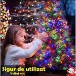 Casa si Gradina - Decoratiuni - Decoratiuni de sezon - Instalatie Craciun Liniara MRG MV8, Multicolor, 50 Metri, Pentru Exterior - Infinity.ro