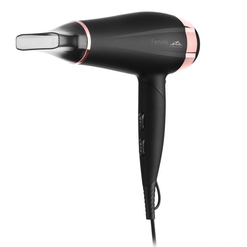 Ingrijire personala si Cosmetice - Aparate & accesorii ingrijire personala - Hair styling - Uscatoare de par - Uscator de par ETA Fenite 7320 90020 cu ionizare, 2200 W, 2 viteze, 3 trepte de temperatura, negru - Infinity.ro