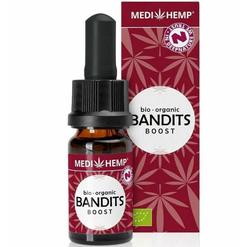 Casa si Gradina - Decoratiuni - Aromaterapie si lumanari - Uleiuri esentiale aromaterapie - Esenta de canepa Bandits Boost bio 10ml, Medihemp - Infinity.ro