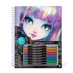 Jucarii, Copii si Bebe - Jucarii si jocuri - Jucarii & jocuri educative - Seturi pictura si desen - Set Art & Craft Carte De Colorat Cu Pagini Negre, personaj Isadora - Nebulous Stars - Infinity.ro