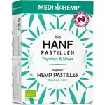 Ingrijire personala si Cosmetice - Sanatate si wellness - Suplimente alimentare - Alte suplimente alimentare - Pastile cu canepa, cimbru si menta bio 38.4g, Medihemp - Infinity.ro