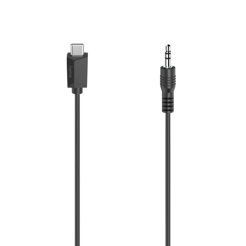 PC, gaming si accesorii/Desktop PC & monitoare/Accesorii monitoare - Cablu audio Hama USB-C - jack de 3,5 mm, stereo, 0,75 m - Infinity.ro