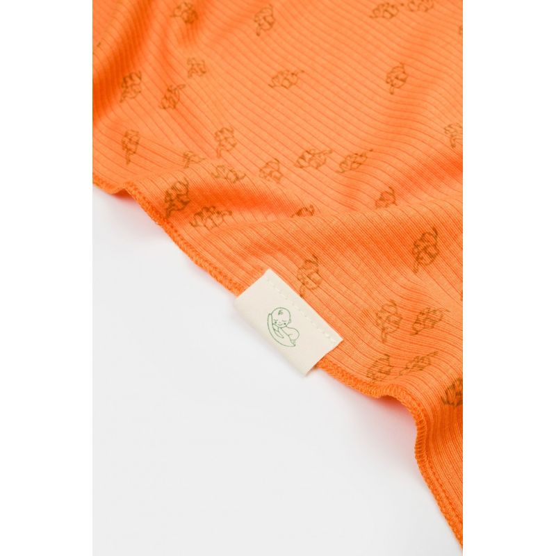 Casa si Gradina - Textile si covoare - Pături și cuverturi - Paturici copii - Paturica Printed, BabyCosy, 50% modal+50% bumbac, Apricot, 85X85 cm - Infinity.ro