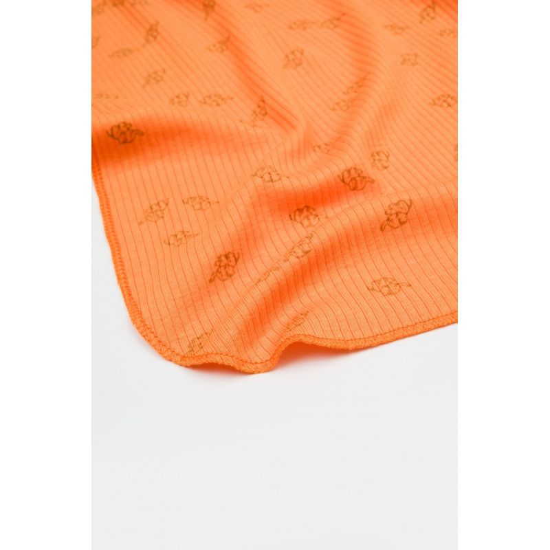 Casa si Gradina - Textile si covoare - Pături și cuverturi - Paturici copii - Paturica Printed, BabyCosy, 50% modal+50% bumbac, Apricot, 85X85 cm - Infinity.ro