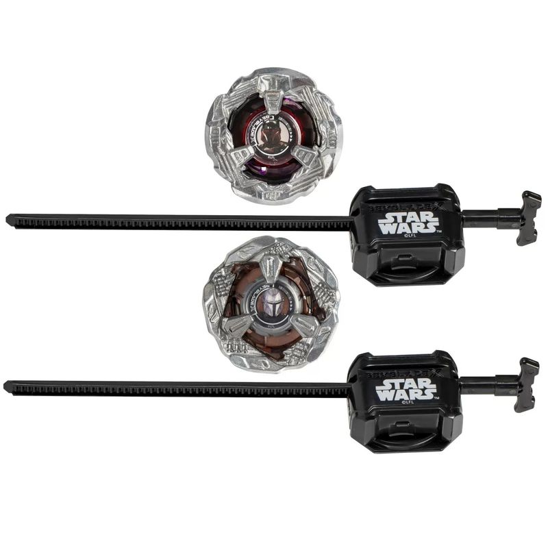 Jucarii, Copii si Bebe - Jucarii si jocuri - Jucarii & jocuri educative - Jucarii interactive - BEYBLADE X STAR WARS PACHET DUO THE MANDALORIAN 3-60F SI MOFF GIDEON 3-80N - Infinity.ro