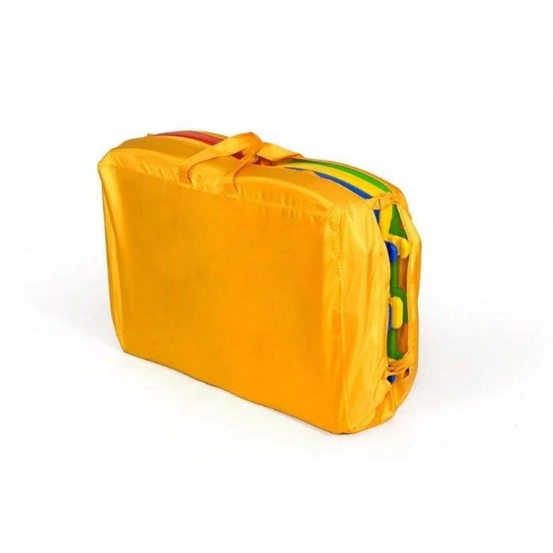 Jucarii, Copii si Bebe - Jucarii si jocuri - Jucarii de exterior - Spatii de joaca si accesorii - Tarc de joaca pentru copii, modular, Colorful Nest, 130 x 85 x 60 cm, 10 piese, multicolor - Infinity.ro