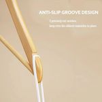 Casa si Gradina - Mobilier - Organizare si depozitare - Umerase si valeti - Set 20 umerase din lemn masiv, 29 x 44 cm, culoarea lemnului, VIVO065 - Infinity.ro