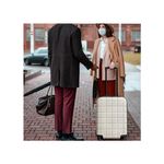 Sport si Outdoor - Articole de voiaj - Trolere - Troler cabina avion, cu carcasa rigida, TSA, 52cm x 35cm x 20cm, bej, Vivo, SC20-BEIGE - Infinity.ro