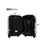 Sport si Outdoor - Articole de voiaj - Trolere - Troler cabina avion, cu carcasa rigida, TSA, 52cm x 35cm x 20cm, gri, Vivo, SC20-GREY - Infinity.ro
