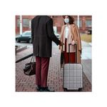 Sport si Outdoor - Articole de voiaj - Trolere - Troler cabina avion, cu carcasa rigida, TSA, 52cm x 35cm x 20cm, gri, Vivo, SC20-GREY - Infinity.ro