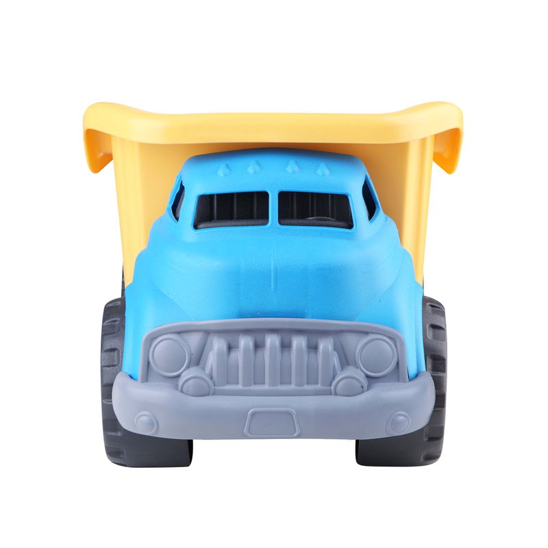 Jucarii, Copii si Bebe - Jucarii si jocuri - Vehicule si jucarii cu telecomanda - Utilaje constructie de jucarie - Camion cu bena, plastic, albastru/galben, 23x30cm, LC - Infinity.ro