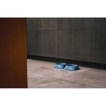 Petshop - Accesorii petshop - Castroane si adapatori - Castron, bol, pentru caine, pisica, suporti antiderapanti, PET reciclat, albastru deschis, marime S, 200 ml, 13x13x3.6 cm - Infinity.ro