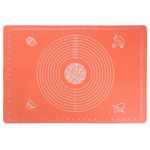 Casa si Gradina - Bucatarie si vesela - Ustensile bucatarie - Tocatoare de bucatarie - Covoras, plansa, masa, pentru framantat, silicon, rosu, 64x45 cm, MagicHome - Infinity.ro