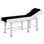 Ingrijire personala si Cosmetice - Sanatate si wellness - Articole wellness - Aparate si dispozitive de masaj - pat cosmetica alb-negru, 186x70x70cm, masa masaj profesional, 22kg, piele ecologica - Infinity.ro