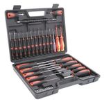 Casa si Gradina - Constructii - Scule de mana si unelte - Surubelnite - Trusa Mercaton cu 49 Surubelnite din Otel Dur, Maner Cauciucat Ergonomic, Multicolor - Infinity.ro