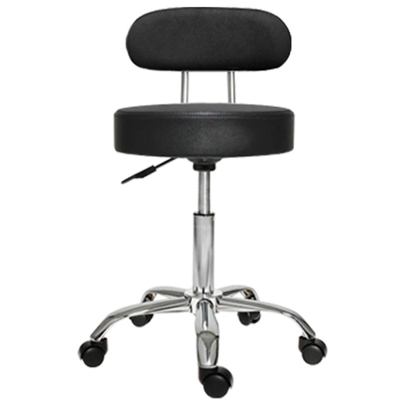 Ingrijire personala si Cosmetice - Sanatate si wellness - Aparate medicale - Dispozitive si accesorii medicale uz casnic - Set pat cosmetica, alb, 186x70x70cm, 22kg, piele ecologica + Scaun salon cu spatar, negru, taburet rotativ pe roti - Infinity.ro