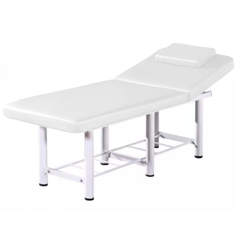 Ingrijire personala si Cosmetice - Sanatate si wellness - Aparate medicale - Dispozitive si accesorii medicale uz casnic - Set pat cosmetica, alb, 186x70x70cm, 22kg, piele ecologica + Scaun salon cu spatar, negru, taburet rotativ pe roti - Infinity.ro
