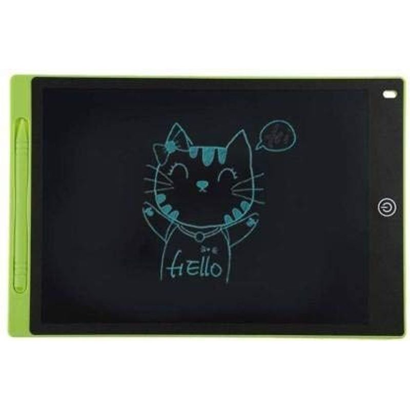 PC, gaming si accesorii - Periferice PC - Tablete grafice - Tableta grafica LCD pentru copii, scris si desenat, 10″, 25.5 X 17.5 X 0.9 cm, Verde - Infinity.ro