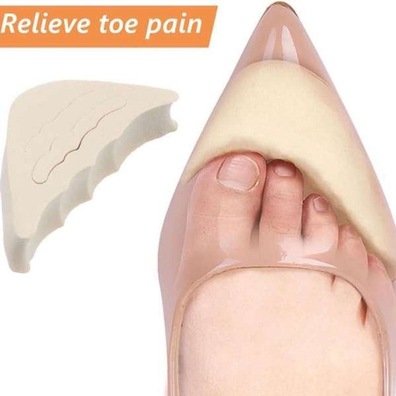 Fashion, accesorii si bijuterii - Femei - Incaltaminte femei - Accesorii incaltaminte - Set 4 Pernute Antialunecare din Spuma EVA, Pentru Degete,Reutilizabile si Ajustabile, pentru Protectia Incaltamintei prea Mari, - Infinity.ro